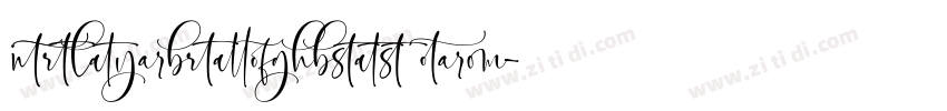 KaterinaPRounded Lig字体转换